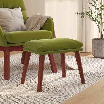 ARDEBO.de - Fu?hocker Hellgr?n 45x29,5x35 cm Samt