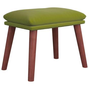 Fu?hocker Hellgr?n 45x29,5x35 cm Samt