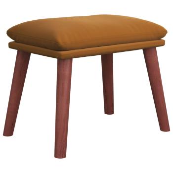 Fußhocker Braun 45x29,5x35 cm Samt