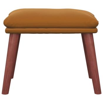 Fußhocker Braun 45x29,5x35 cm Samt
