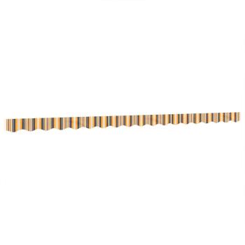 Markisenvolant Gelb und Grau Gestreift 450 cm