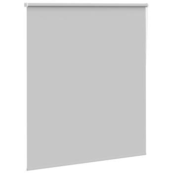 Verdunkelungsrollo Hellgrau 130x130cm Stoffbreite 126,6cm
