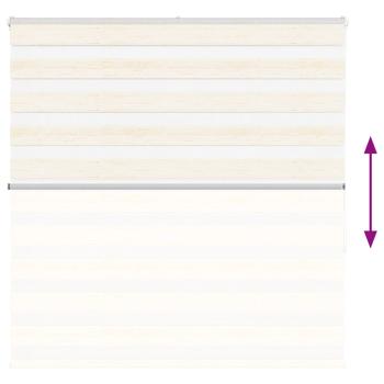 Doppelrollo Marmorbeige 150x150cm Stoffbreite 145,9 cm Polyester