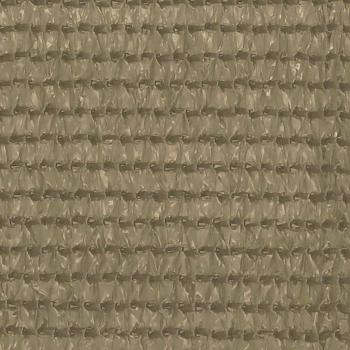 Balkon-Sichtschutz Taupe 120x600 cm HDPE