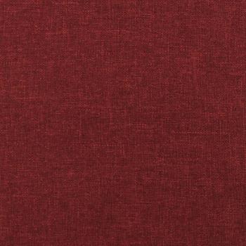 Fußhocker Weinrot 45x29,5x35 cm Stoff