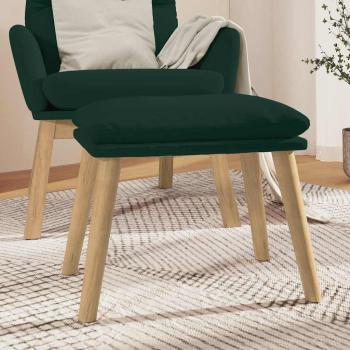ARDEBO.de - Fußhocker Dunkelgrün 45x29,5x35 cm Samt
