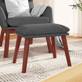 ARDEBO.de - Fußhocker Dunkelgrau 45x29,5x35 cm Stoff