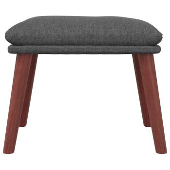 Fußhocker Dunkelgrau 45x29,5x35 cm Stoff