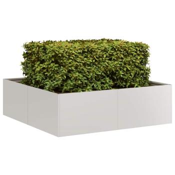 ARDEBO.de - Pflanzkübel 100x100x30 cm Edelstahl