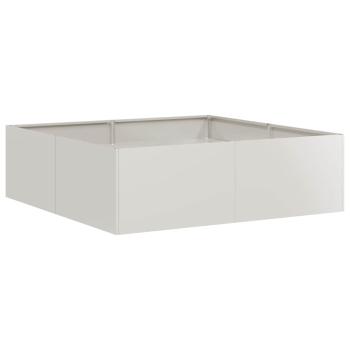 Pflanzkübel 100x100x30 cm Edelstahl