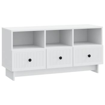 TV-Schränk mit Schubladen Weiß 102 x 34,5 x 50 cm Holzwerkstoff