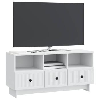 TV-Schränk mit Schubladen Weiß 102 x 34,5 x 50 cm Holzwerkstoff