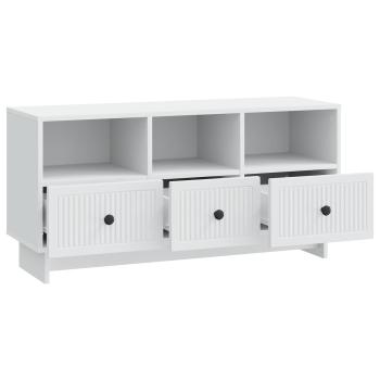 TV-Schränk mit Schubladen Weiß 102 x 34,5 x 50 cm Holzwerkstoff