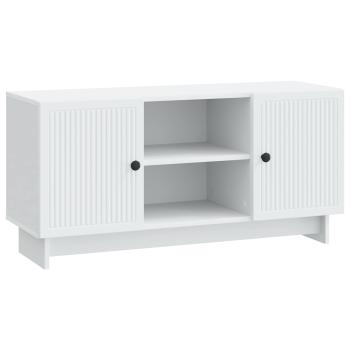 TV-Schränk 102 x 34,5 x 50 cm Weiß Holzwerkstoff