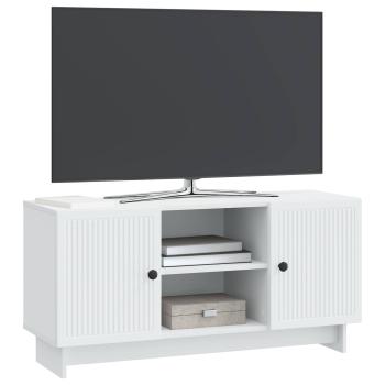TV-Schränk 102 x 34,5 x 50 cm Weiß Holzwerkstoff