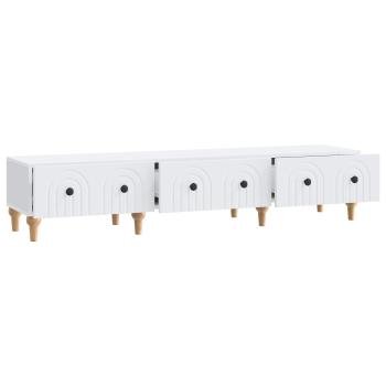 TV-Schränk mit Schubladen Weiß 147 x 34,5 x 30 cm Holzwerkstoff