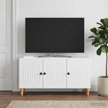 ARDEBO.de - TV-Schränk Weiß 99 x 34,5 x 50 cm Holzwerkstoff
