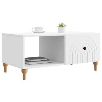 Couchtisch Weiß 90 x 50 x 40 cm Holzwerkstoff