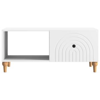 Couchtisch Weiß 90 x 50 x 40 cm Holzwerkstoff