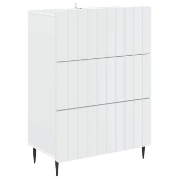 Schubladenschrank Weiß 66 x 34,5 x 92 cm Holzwerkstoff