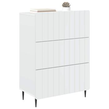 Schubladenschrank Weiß 66 x 34,5 x 92 cm Holzwerkstoff