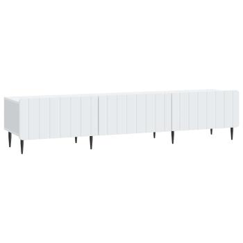 TV-Schränk mit Schubladen Weiß 147 x 34,5 x 32 cm Holzwerkstoff