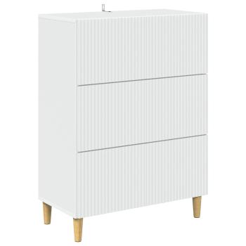 Schubladenschrank Weiß 66 x 34,5 x 90 cm Holzwerkstoff