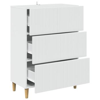 Schubladenschrank Weiß 66 x 34,5 x 90 cm Holzwerkstoff