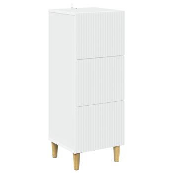 Schubladenschrank Weiß 33 x 34,5 x 90 cm Holzwerkstoff