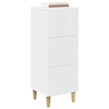 Schubladenschrank Weiß 33 x 34,5 x 90 cm Holzwerkstoff