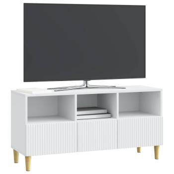TV-Schränk mit Schubladen Weiß 102 x 34,5 x 50 cm Holzwerkstoff