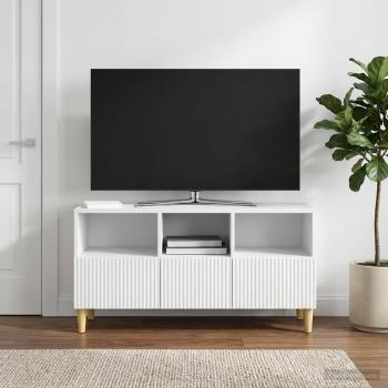 TV-Schränk mit Schubladen Weiß 102 x 34,5 x 50 cm Holzwerkstoff