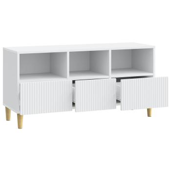 TV-Schränk mit Schubladen Weiß 102 x 34,5 x 50 cm Holzwerkstoff