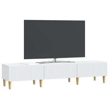TV-Schränk mit Schubladen Weiß 147 x 34,5 x 30 cm Holzwerkstoff