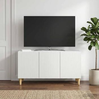 ARDEBO.de - TV-Schränk Weiß 99 x 34,5 x 50 cm Holzwerkstoff