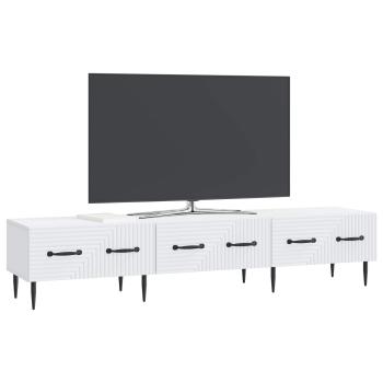 TV-Schränk mit Schubladen Weiß 147 x 34,5 x 30 cm Holzwerkstoff