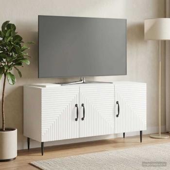 TV-Schränk Weiß 99 x 34,5 x 50 cm Holzwerkstoff