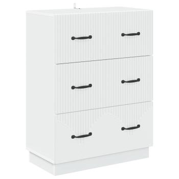 Schubladenschrank Weiß 66 x 34,5 x 87 cm Holzwerkstoff