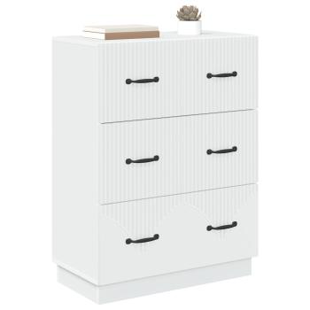 Schubladenschrank Weiß 66 x 34,5 x 87 cm Holzwerkstoff