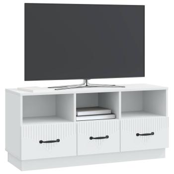 TV-Schränk mit Schubladen Weiß 102 x 34,5 x 47 cm Holzwerkstoff