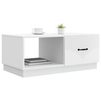 Couchtisch Weiß 90 x 50 x 37 cm Holzwerkstoff