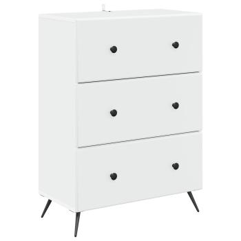 Schubladenschrank Weiß 66 x 34,5 x 90 cm Holzwerkstoff