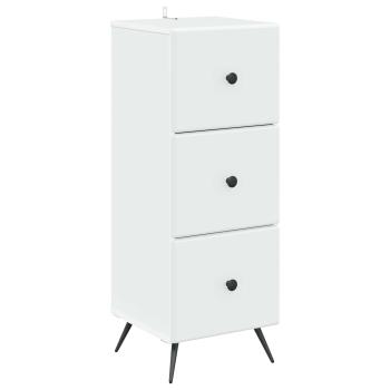 Schubladenschrank Weiß 33 x 34,5 x 90 cm Holzwerkstoff