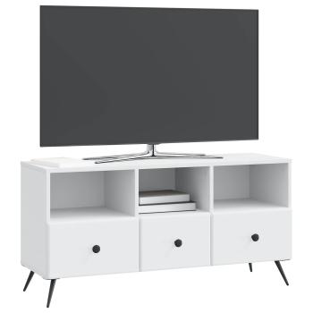 TV-Schränk mit Schubladen Weiß 102 x 34,5 x 50 cm Holzwerkstoff