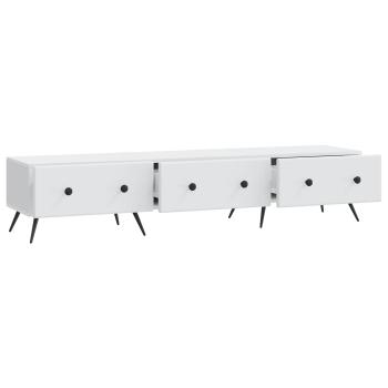 TV-Schränk mit Schubladen Weiß 147 x 34,5 x 30 cm Holzwerkstoff