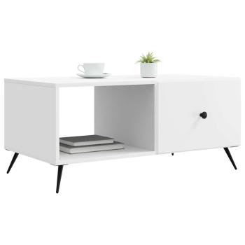 Couchtisch Weiß 90 x 50 x 40 cm Holzwerkstoff