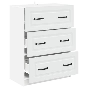 Schubladenschrank Weiß 66 x 34,5 x 87 cm Holzwerkstoff