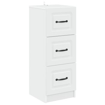 Schubladenschrank Weiß 33 x 34,5 x 87 cm Holzwerkstoff