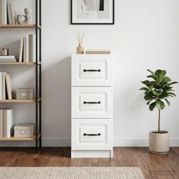 Schubladenschrank Weiß 33 x 34,5 x 87 cm Holzwerkstoff