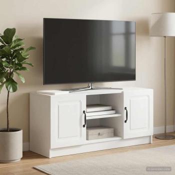 ARDEBO.de - TV-Schränk Weiß 102 x 34,5 x 47 cm Holzwerkstoff